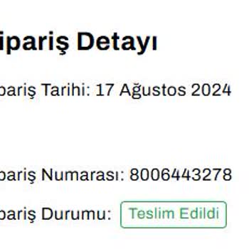 Siparişin Geç Teslimatı Ve Eksik Ürün Sorunu