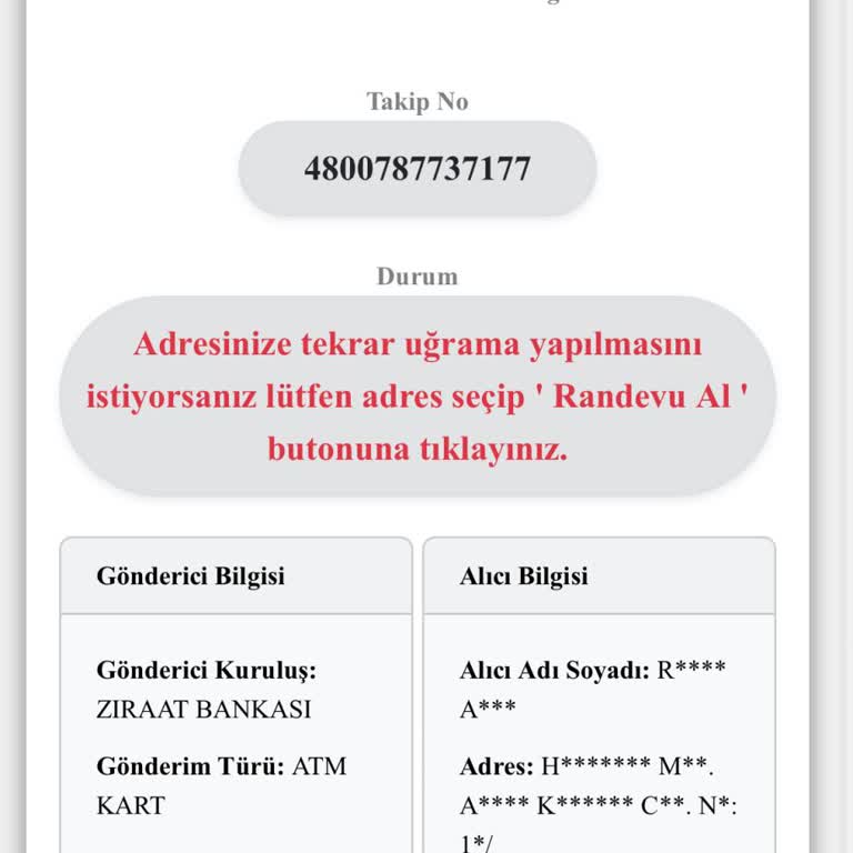 Teslimat Yapılmayan Kargo Ve İletişim Sorunu