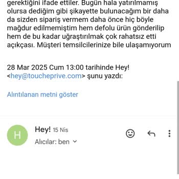 Defolu Ürün Ve İade Sürecinde Yaşanan İletişim Sorunları
