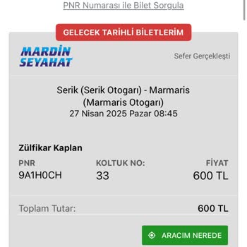 Otobüs Gelmedi Biletimle İlgilenilmedi