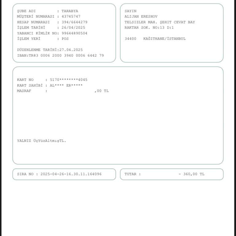 Habersiz Para Çekimiyle Mağdur Edildim, İademi İstiyorum