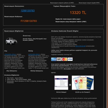 Gece Yarısı Araç Kiralamada Kasko Israrı Ve Rezervasyon İptali Mağduriyeti
