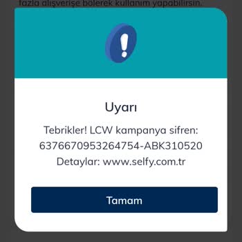 LCW Uygulamasında Alışveriş Ve Hediye Kartı Sorunu
