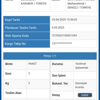 Sürat Kargo Denizli Gümüşler Şubesinin Dağıtım Yapmaması İşimizi Zora Sokuyor