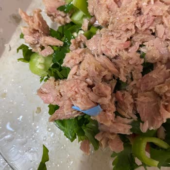 Sasu Ton Balığı Konservesinden Mavi Eldiven Parçası Çıktı