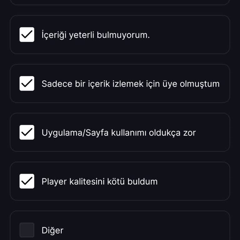 Gain Uygulamasında İptal Hatası Ve Müşteri Hizmetlerinden Destek Alamama
