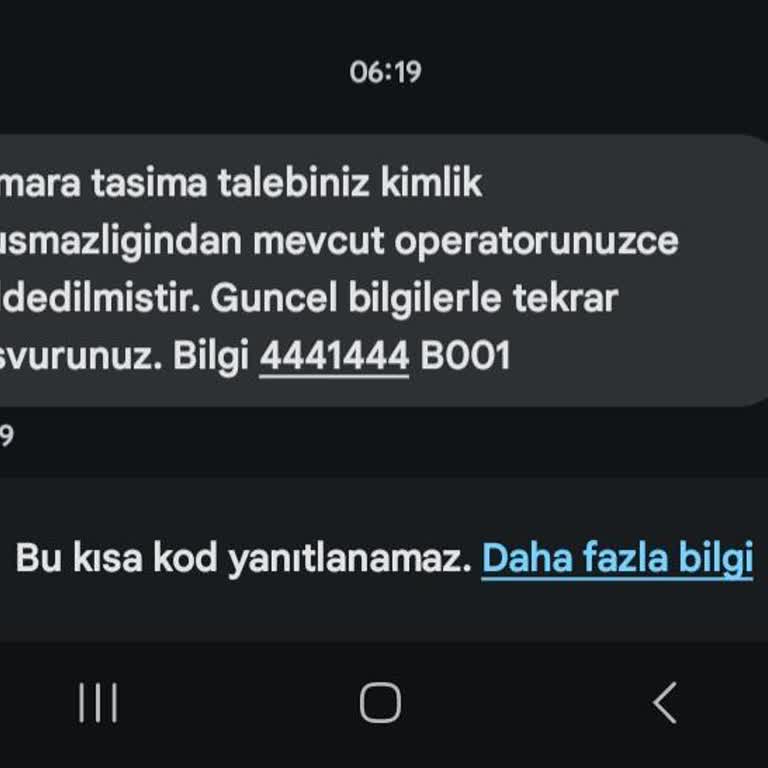 Hat Taşıma Sürecinde Kimlik Uyuşmazlığı Ve Müşteri Hizmetlerine Ulaşamama Sorunu