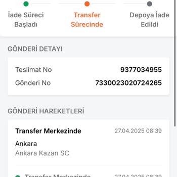 Siparişim Teslim Edilmeden İade Sürecine Alındı, Destek Alamıyorum