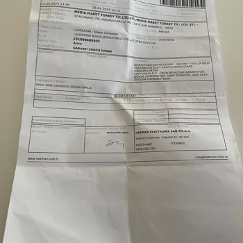 Laurastar Ütü Sürekli Arızalanıyor Ve Sarı Leke Bırakıyor