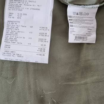 Pamuk Saten Çarşaf İlk Kullanımda İp Attı, Çözüm Bekliyorum