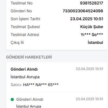 Teslim Tarihi Geçen Kargo Ve Yetersiz Bilgilendirme Mağduriyeti