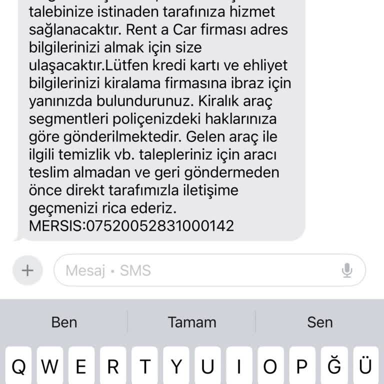İkame Araç Hakkım Keyfi Şekilde İptal Edildi