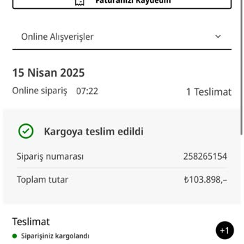 İptal Edilen Siparişin Ücreti İade Edilmedi, Müşteri Hizmetleri Yetersiz