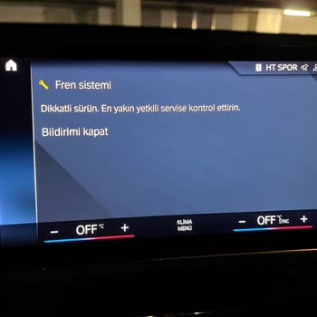 BMW X1 Aracımda Düşük Kilometrede Ciddi Fren Sistemi Arızası Yaşadım