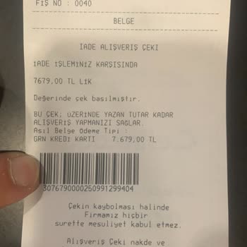 Ayıplı Ürün İadesinde Nakit İade Reddedildi, Hediye Çeki Verildi