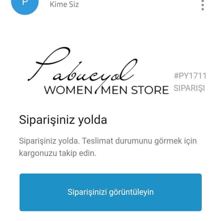 Siparişim Gelmedi, Hiçbir Şekilde Dönüş Alamadım