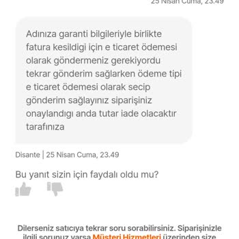 Siparişim İptal Edildi, Kişisel Bilgilerim İzinsiz Kullanıldı