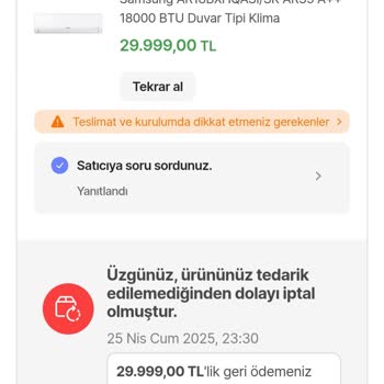 Siparişim İptal Edildi, Kişisel Bilgilerim İzinsiz Kullanıldı