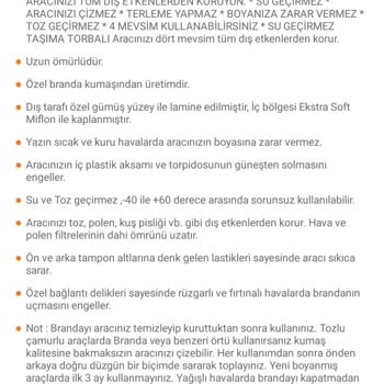 Aldığım Araç Çadırı Aracımın Boyasını Mahvetti
