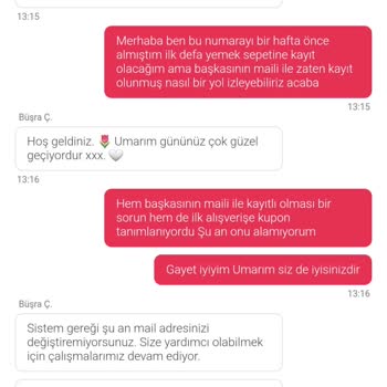 Başkasının Bilgileri Yüzünden Üyelik Sorunu Ve İlgisiz Destek
