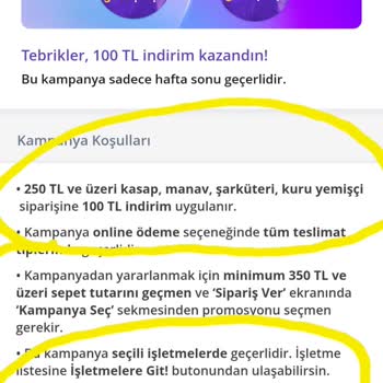 Kazanılan Kampanyalar Ödeme Ekranında Uygulanmıyor, Destek Yetersiz