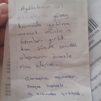 1 Yıl Garantili FLO'dan Aldığımız Ayakkabı 6 Ay Olmadan Yıprandı