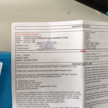10 Günde Kırılan Scooter: Mağduriyetimizin Giderilmesini İstiyoruz