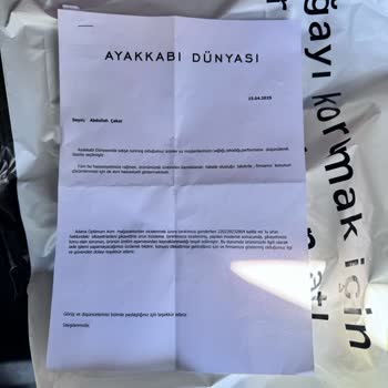 Puma Ayakkabım Kısa Sürede Yandan Açıldı Değişim Reddedildi