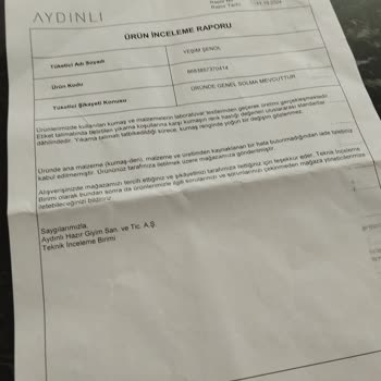 Satın Aldığım Siyah Keten Pantolonun Rengi Hızla Soldu, Mağduriyetim Giderilmedi