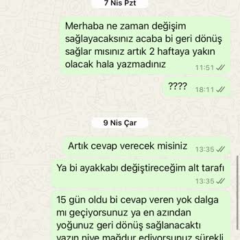 Satış Sonrası Destek Sıfır: Yanlış Ve Küçük Gelen Ayakkabıya Çözüm Yok