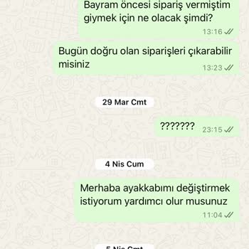 Satış Sonrası Destek Sıfır: Yanlış Ve Küçük Gelen Ayakkabıya Çözüm Yok