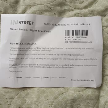 Bir Aylık Ayakkabının Dili Koptu, Garanti Sorunumu Çözmedi