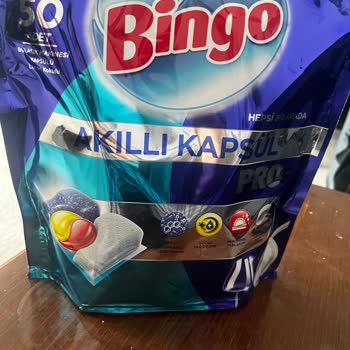 Bingo Akıllı Kapsül Deterjan Poşeti Çözülmüyor, Ürün Performansından Memnun Kalmadım
