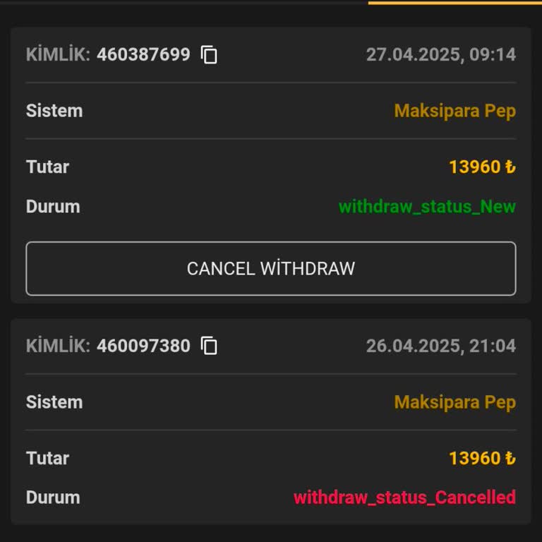 Çekim Talebim 24 Saatte Ödenmedi, Canlı Destek Ve VIP Temsilci Ulaşılmıyor