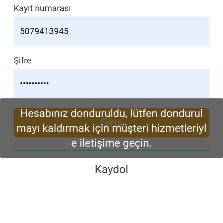 Hesabım Bloke Paramı Çekemiyorum Muhatap Bulamıyorum