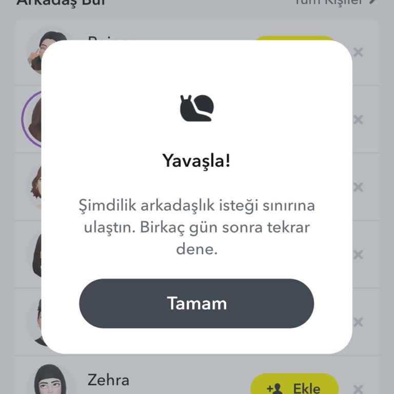 Snapchat Arkadaş Ekleme Sınırı Hatası Bir Yıldır Çözülmedi