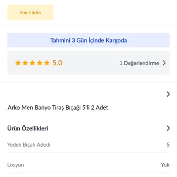Eksik Ürün Gönderimi Ve Sorunun Çözülmemesi