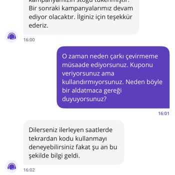 Kazandığım İndirim Kuponu Kullanılamadı, Müşteri Hizmeti Yetersiz