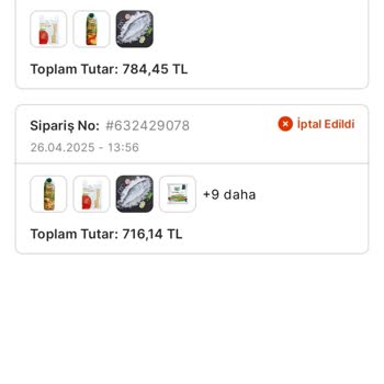 Migros Kampanyalı Balık Siparişlerimi İki Kez İptal Etti