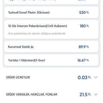Uluslararası Dolaşıma Kapalı Hattıma Haksız Yurtdışı Fatura Yansıtılması