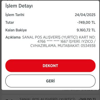 İptal Edilen Üyelikten Yüksek Tutarda Para Çekilmesi Mağduriyeti