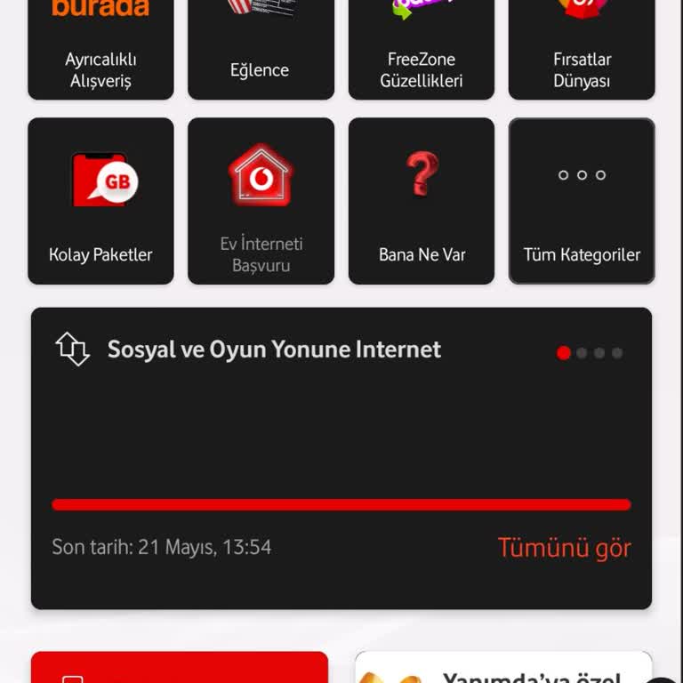 Vodafone Sosyal Oyun İnternetimden Faydalanamıyorum, Sorunum Çözülmüyor