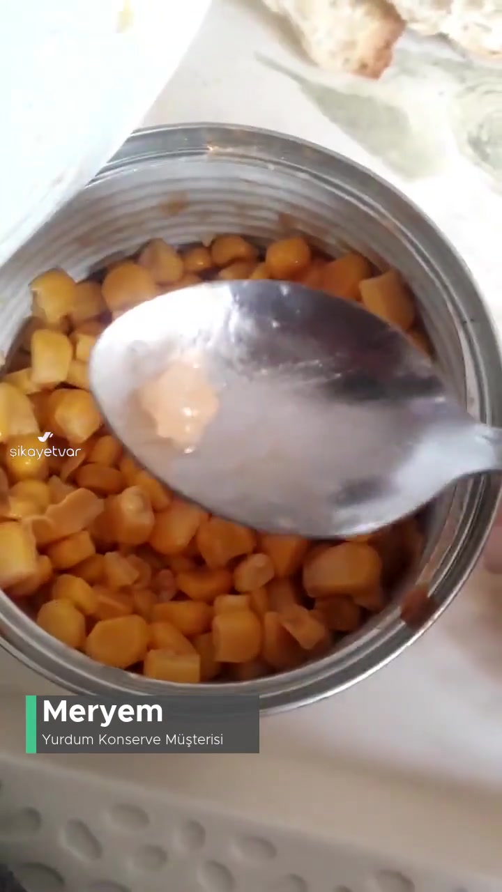 Yurdum Tane Mısır Konservesi İçinde Yabancı Madde! videonun kapak resmi