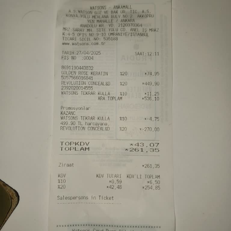 Yanlış Renk Önerisi Nedeniyle Kullanamayacağım Kapatıcı İçin İade Talebim Var