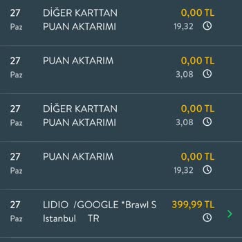 Bilgim Dışında Kredi Kartımdan Oyun Harcaması Yapıldı, İade Talep Ediyorum