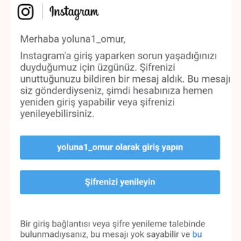 Instagram Hesabına Girişte Kod Ve Şifre Sorunu