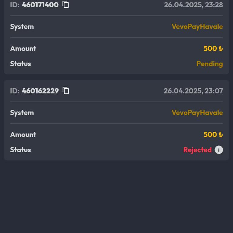 Çekim İşlemim 24 Saattir Gerçekleşmedi, Canlı Yardım Yetersiz