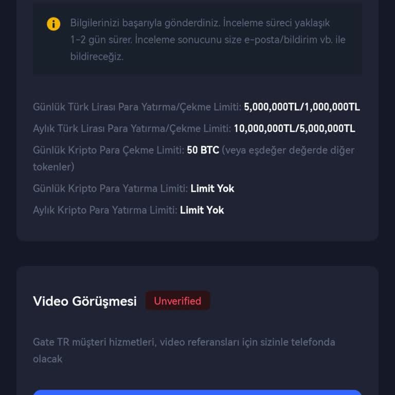 Gate.io Kyc Doğrulama Sonrası Hizmet Eksikliği Ve Çekim Sorunu