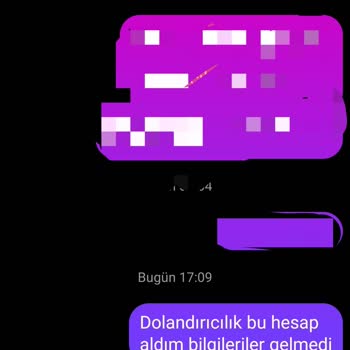Aldığım Hesabın Bilgileri Gönderilmedi, İlgilenilmiyor