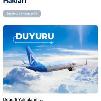 Ajet'in Deprem Duyurusu Sonrası Ücretsiz Bilet Değişikliği Hakkım Reddedildi